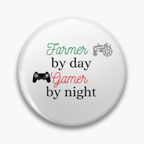 Item preview, Farmer by day Gamer by night designed and sold by gabiworld.