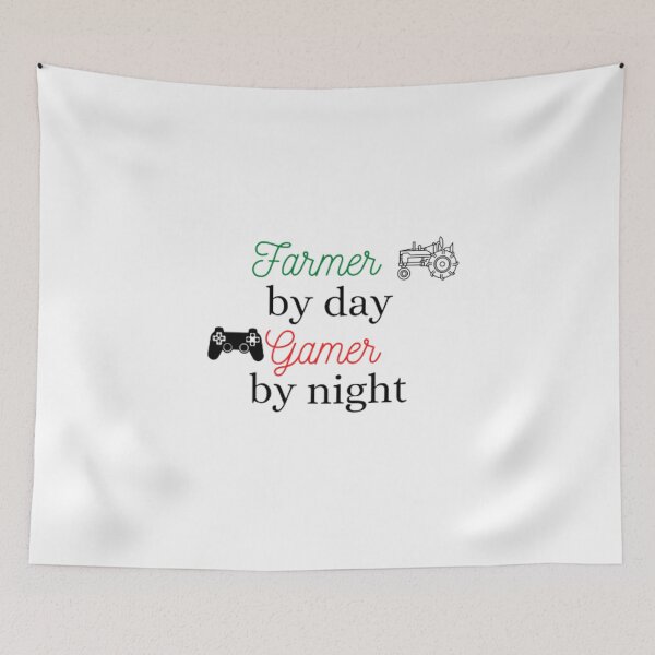 Item preview, Farmer by day Gamer by night designed and sold by gabiworld.