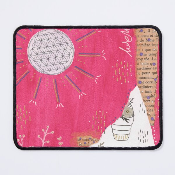 Item preview, Sun of life and potted flowers 1/4 designed and sold by artelierceline.