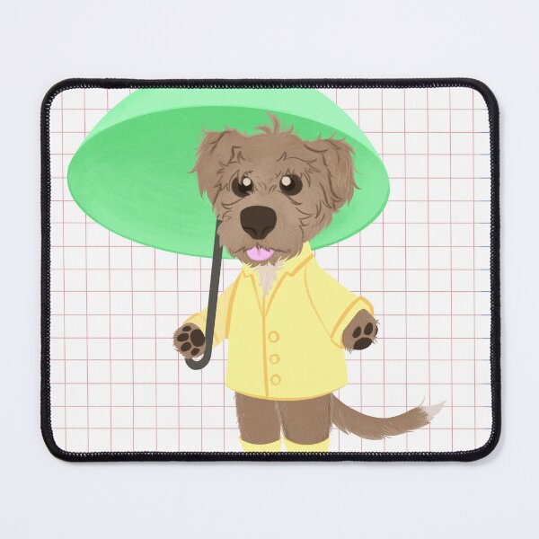 Item preview, Rain Boots Pup designed and sold by IamtheMint.
