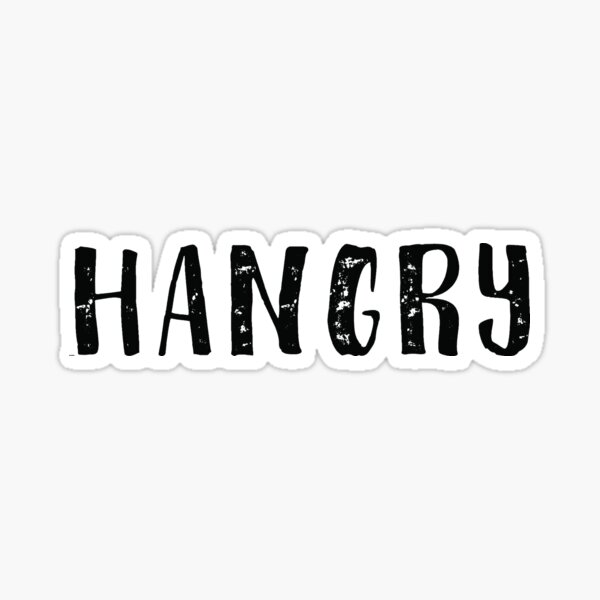Hangry Sticker