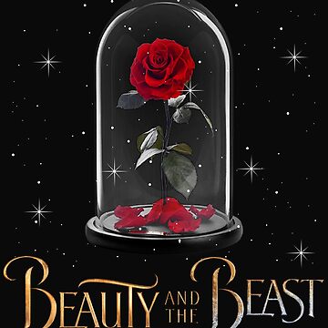 Beauty and the Beast, Flowers Poster for Sale by Ninanirvana
