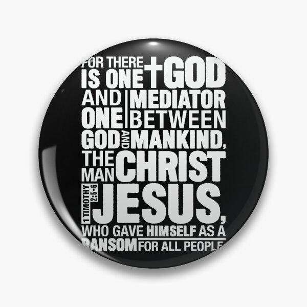 Item preview, 1 Timothy 2:5-6 The Man Christ Jesus designed and sold by plushism.