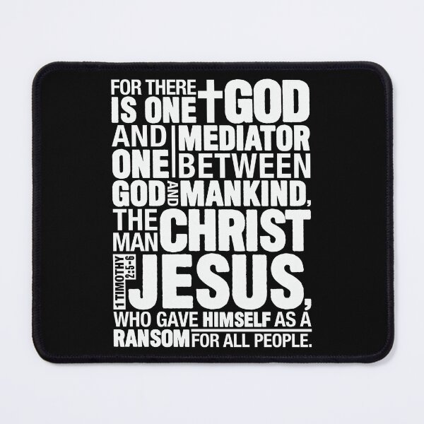 Item preview, 1 Timothy 2:5-6 The Man Christ Jesus designed and sold by plushism.