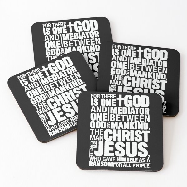 Item preview, 1 Timothy 2:5-6 The Man Christ Jesus designed and sold by plushism.