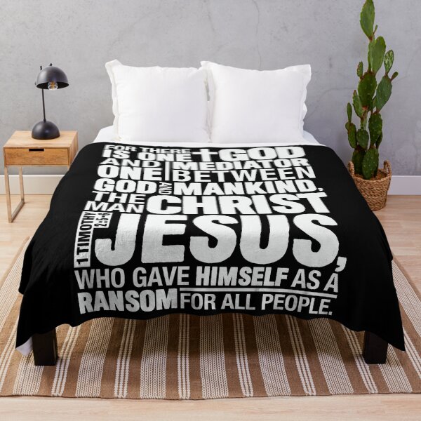 Item preview, 1 Timothy 2:5-6 The Man Christ Jesus designed and sold by plushism.