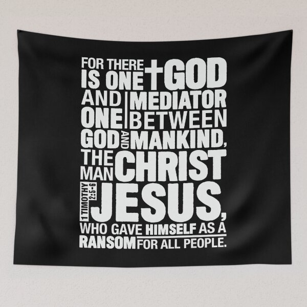 Item preview, 1 Timothy 2:5-6 The Man Christ Jesus designed and sold by plushism.