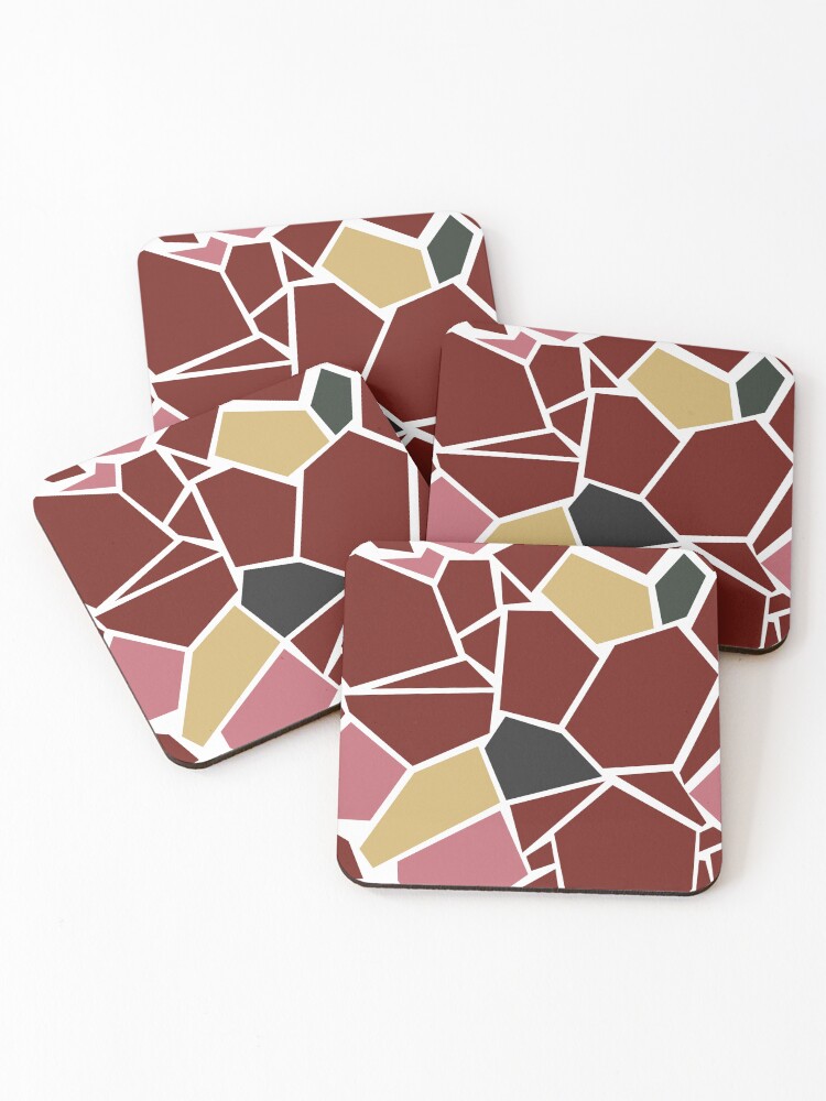 Thumbnail 1 of 5, Coasters (Set of 4), Pattern Sampa designed and sold by walneytx.
