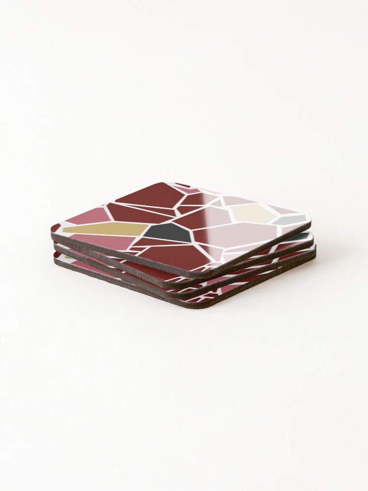 Thumbnail 4 of 5, Coasters (Set of 4), Pattern Sampa designed and sold by walneytx.