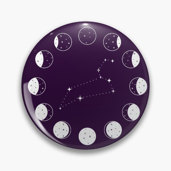 Item preview, constellation zodiac sign Leo moon phases designed and sold by astroful.