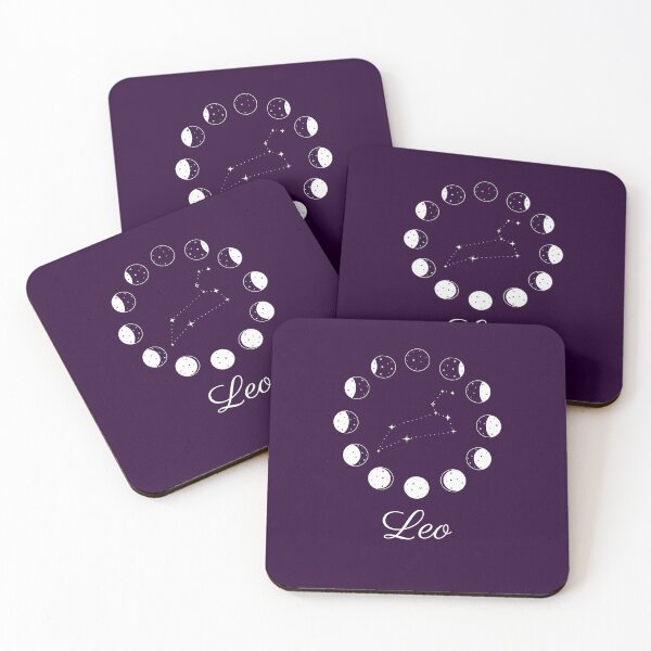 Item preview, constellation zodiac sign Leo moon phases designed and sold by astroful.