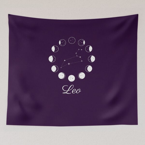 Item preview, constellation zodiac sign Leo moon phases designed and sold by astroful.