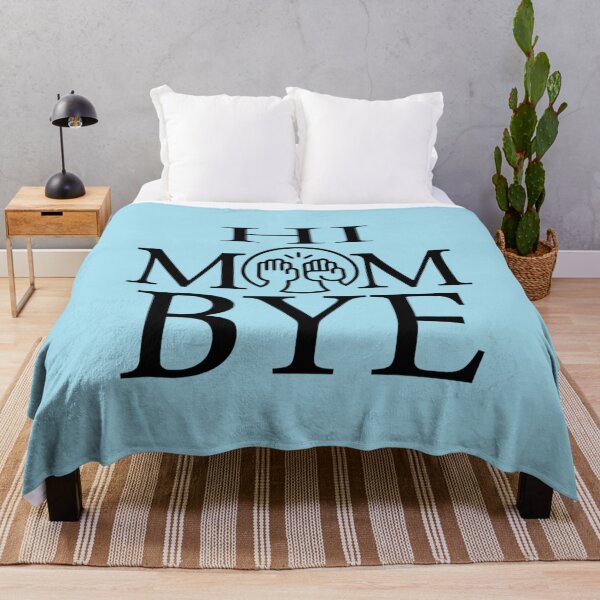 Item preview, Funny mom Quote Hi Mom Bye Mom design gift idea designed and sold by MammClothingg.