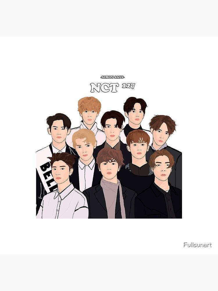 NCT 127 KPOP SIMON SAYS Art Board Print for Sale by Fullsunart