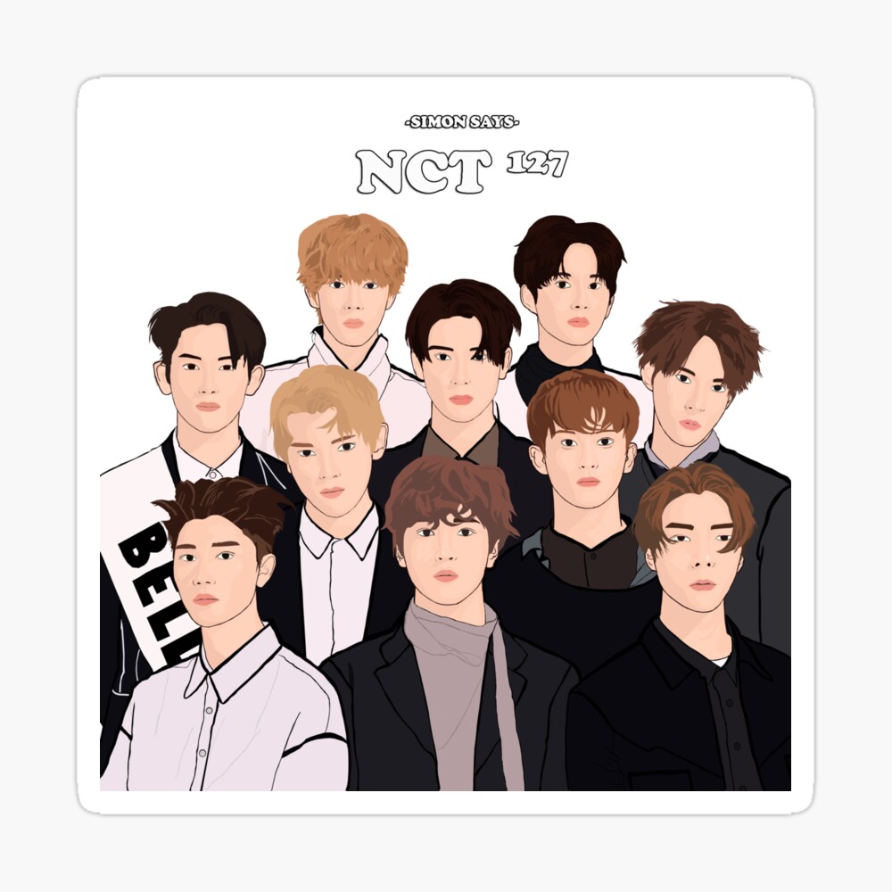 NCT 127 KPOP SIMON SAYS Art Board Print for Sale by Fullsunart