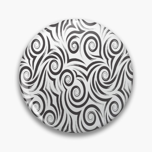 Item preview, Black Swirly Floral Pattern - Black Swirly Pattern designed and sold by Avani01.