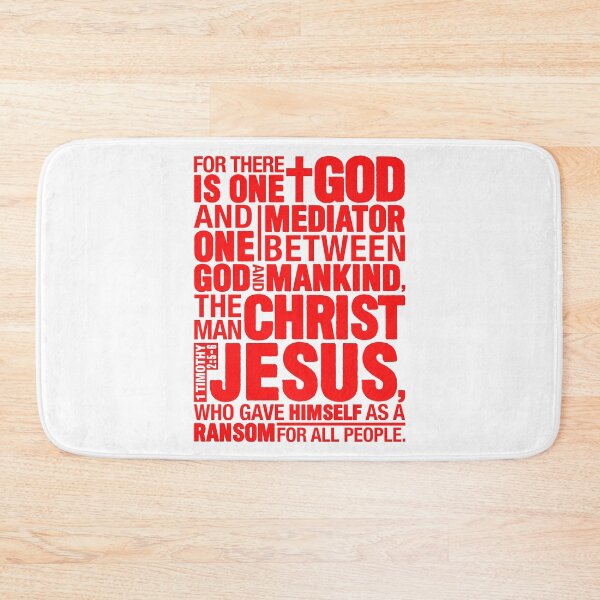 Item preview, 1 Timothy 2:5-6 The Man Christ Jesus designed and sold by plushism.