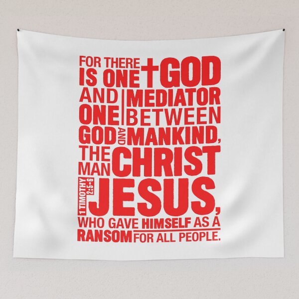 Item preview, 1 Timothy 2:5-6 The Man Christ Jesus designed and sold by plushism.