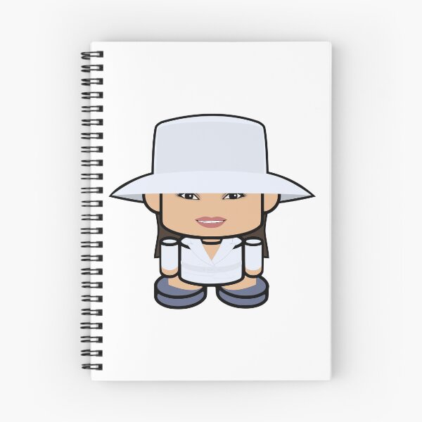 Item preview, Lady Best POLITICO'BOT Toy Robot (White Hat & Smile) designed and sold by Carbon-Fibre Media.