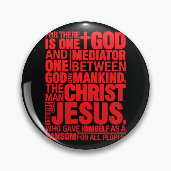 Item preview, 1 Timothy 2:5-6 The Man Christ Jesus designed and sold by plushism.