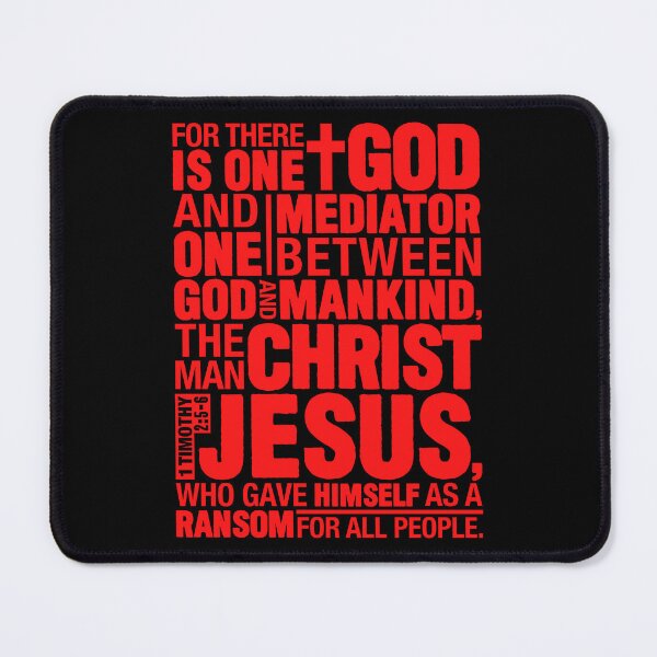 Item preview, 1 Timothy 2:5-6 The Man Christ Jesus designed and sold by plushism.