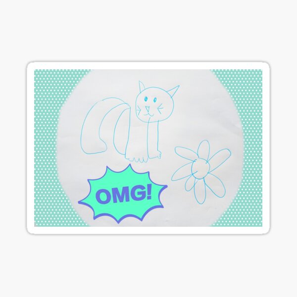 OMG Sticker For Sale By Igorsalik Redbubble