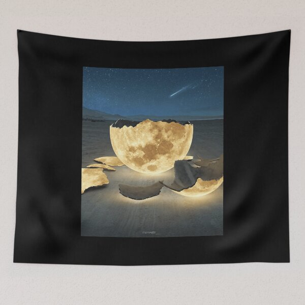 Item preview, Cracked moon designed and sold by shopANTINS.