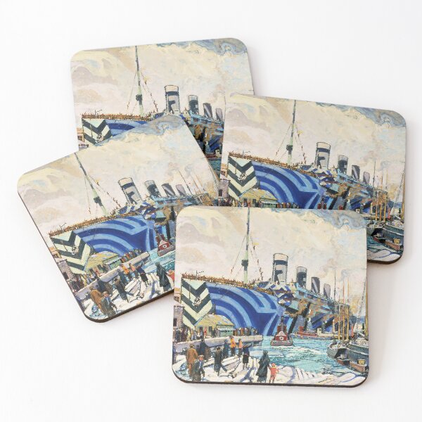 Item preview, Olympic with Returned Soldiers - Arthur Lismer (1919) designed and sold by CartoClassics.