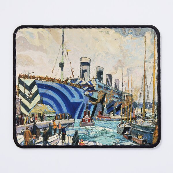 Item preview, Olympic with Returned Soldiers - Arthur Lismer (1919) designed and sold by CartoClassics.