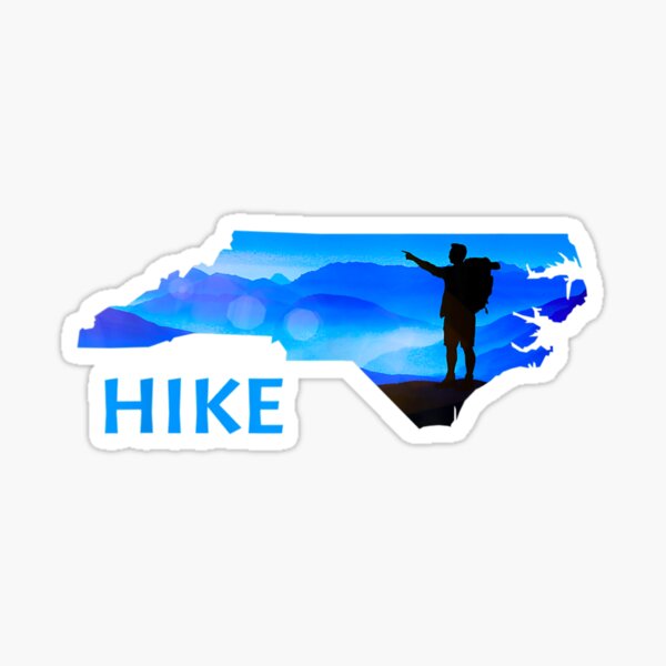 Item preview, Hike North Carolina Hiking Mountains NC Blue Ridge Parkway designed and sold by Bouaddi Art.