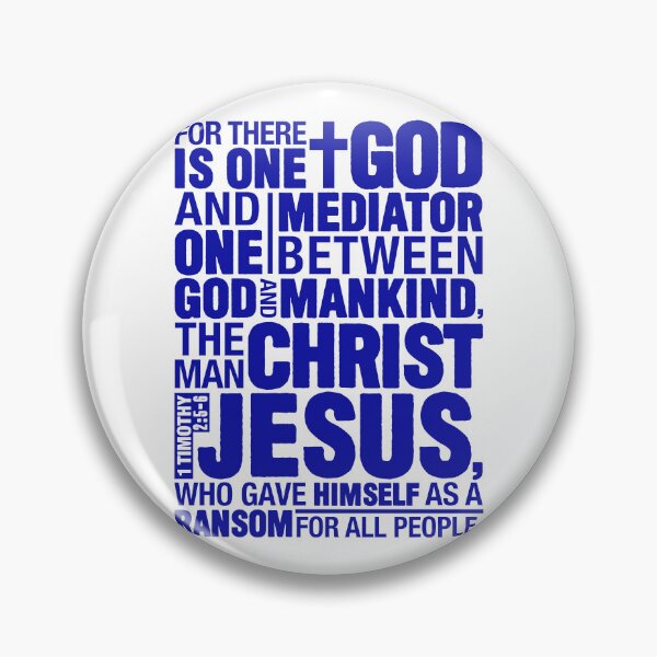 Item preview, 1 Timothy 2:5-6 The Man Christ Jesus designed and sold by plushism.