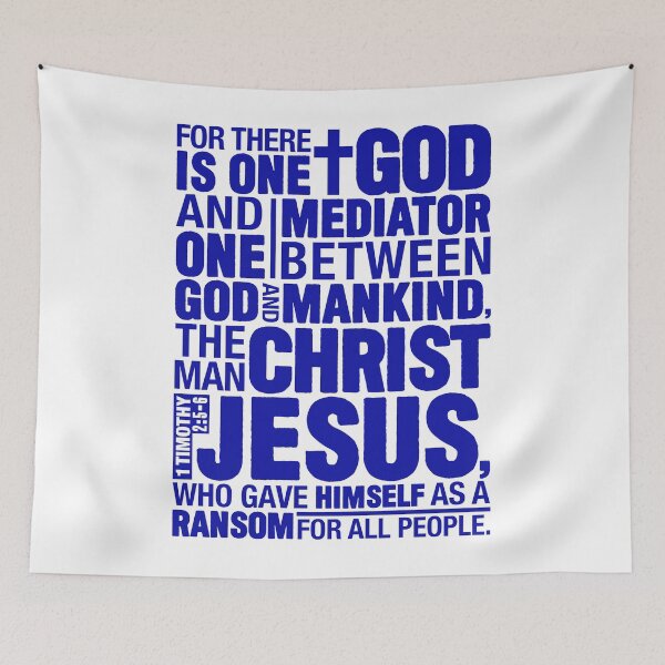 Item preview, 1 Timothy 2:5-6 The Man Christ Jesus designed and sold by plushism.