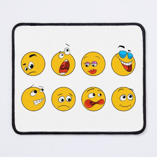 Item preview, Emoji smile faces fun sticker, cool design designed and sold by SolarDesign.