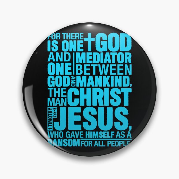 Item preview, 1 Timothy 2:5-6 The Man Christ Jesus designed and sold by plushism.