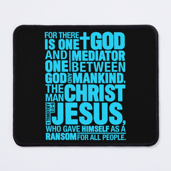 Item preview, 1 Timothy 2:5-6 The Man Christ Jesus designed and sold by plushism.