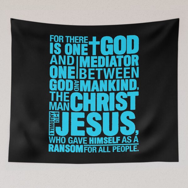 Item preview, 1 Timothy 2:5-6 The Man Christ Jesus designed and sold by plushism.