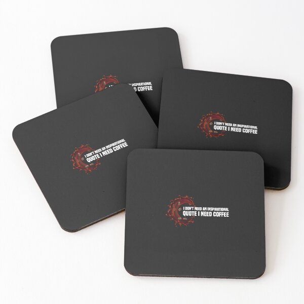 Item preview, i dont need an inspirationnal quote i need coffee designed and sold by Crystakim.