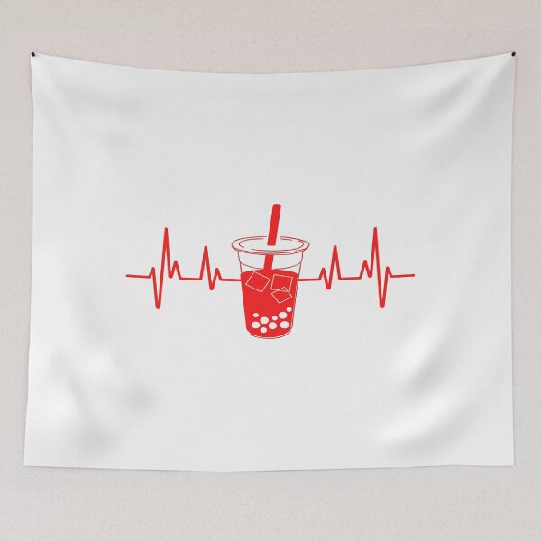 Item preview, Boba drinker, Boba Heartbeat, Boba Lover Gift Essential designed and sold by Tomsthreadz.