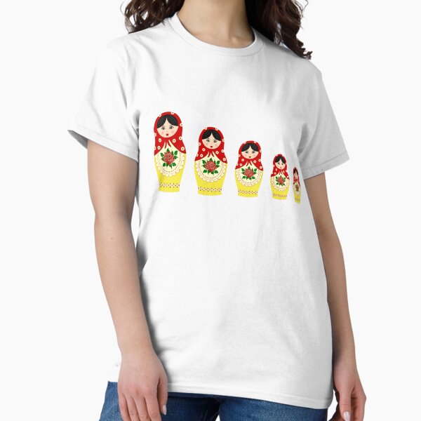 Item preview, Rote russische Matryoshka-Verschachtelungspuppen designed and sold by pixxart.