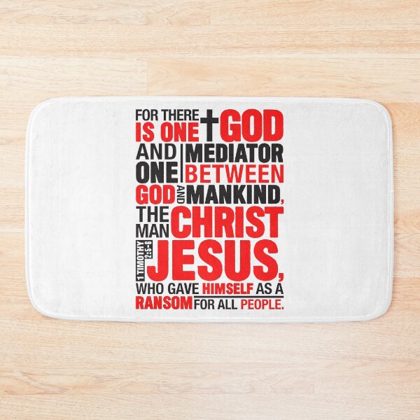 Item preview, 1 Timothy 2:5-6 The Man Christ Jesus designed and sold by plushism.