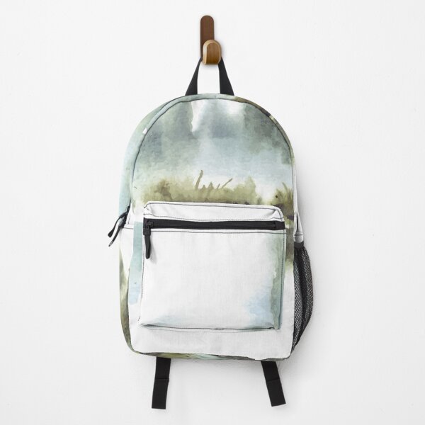 Item preview, Aesthetic Reflection Of Pine Trees In Lake Watercolor designed and sold by Yorda Creative.
