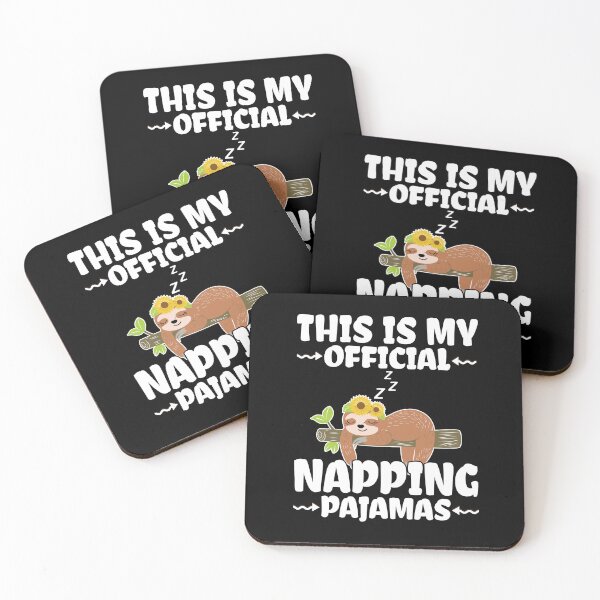 Item preview, National Napping Day Sleep Pajamas, Funny Sunflower Sloth Animals Gifts designed and sold by PrintOfi.