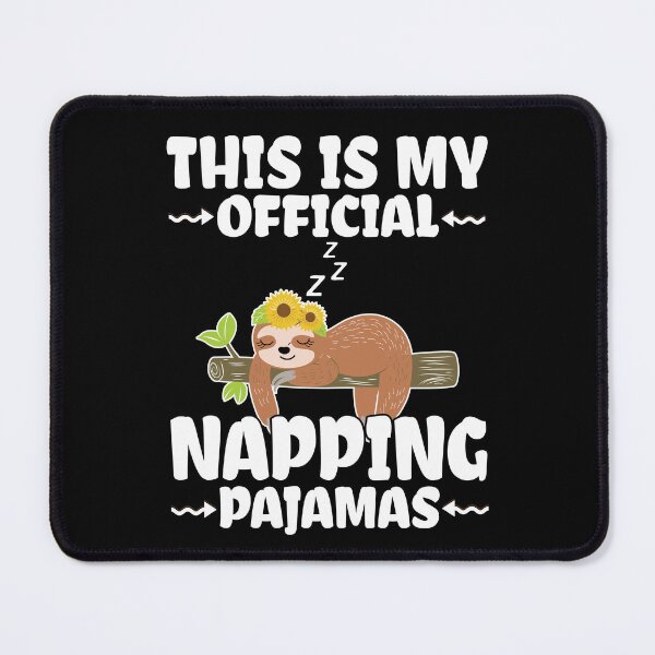 Item preview, National Napping Day Sleep Pajamas, Funny Sunflower Sloth Animals Gifts designed and sold by PrintOfi.