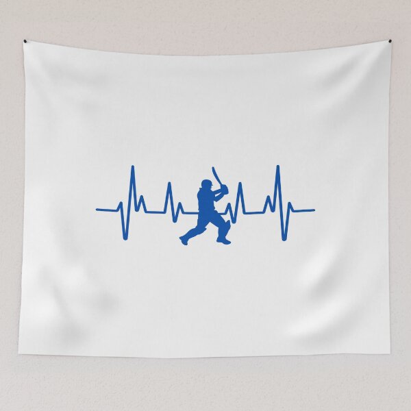 Item preview, Cricket Player, Cricket Heartbeat, Cricket bat Gift Essential designed and sold by Tomsthreadz.