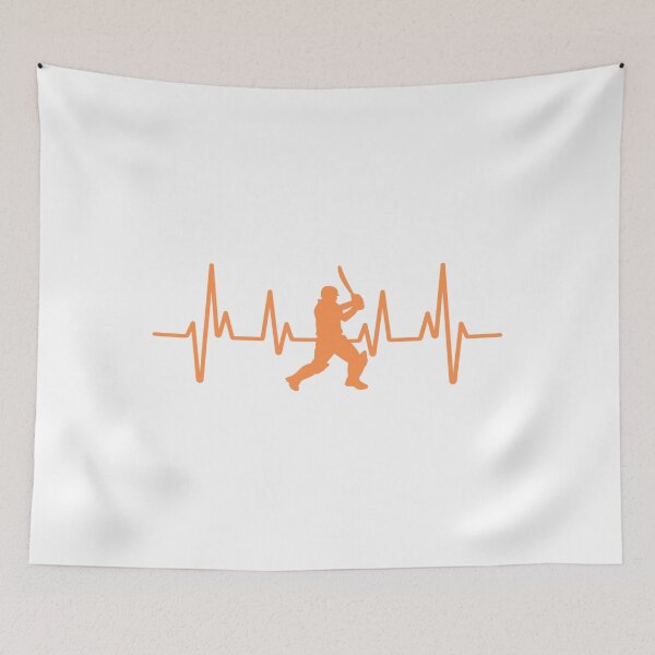 Item preview, Cricket Player, Cricket Heartbeat, Cricket bat Gift Essential designed and sold by Tomsthreadz.