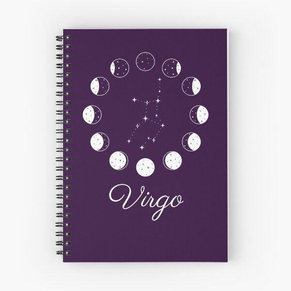 Item preview, constellation zodiac sign Virgo moon phases designed and sold by astroful.