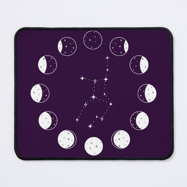 Item preview, constellation zodiac sign Virgo moon phases designed and sold by astroful.