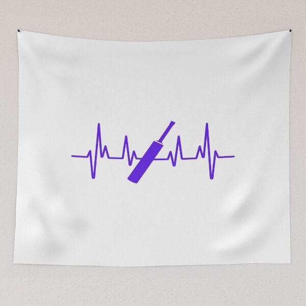 Item preview, Cricket Player, Cricket Heartbeat, Cricket bat Gift Essential designed and sold by Tomsthreadz.