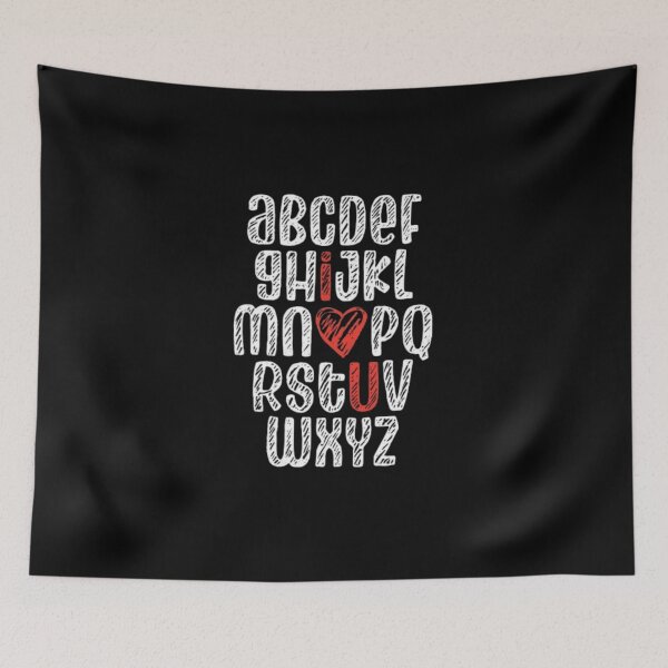 Item preview,  ABC Alphabet I Love You English Teacher Valentines Day  designed and sold by StoreRahhal.