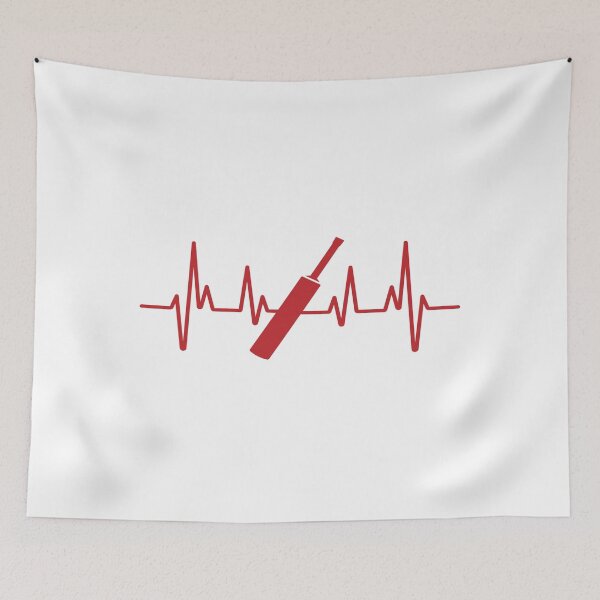 Item preview, Cricket Player, Cricket Heartbeat, Cricket bat Gift Essential designed and sold by Tomsthreadz.